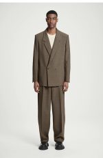 Wool Double-Breasted Jacket