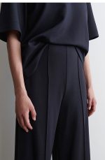 Wide-Leg Pants Navy - Image 2