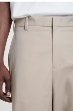 Cotton Wide-Leg Pants Gray - Image 3
