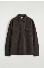 Wool Shirt Brown - Image 4