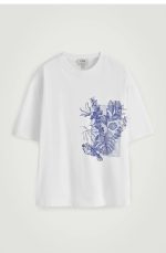 Round-Neck T-Shirt White - Image 4