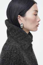 Knitted Collared Cardigan - Image 3