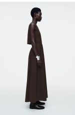 Cotton Dress Brown - Image 2