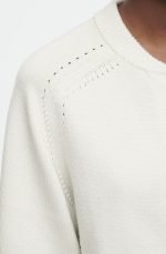 Standard Cut Out Knitwear Cream White Spring & Fall Wear Mat - Image 3