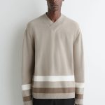 Casual Stripes Merino Wool Knitwear