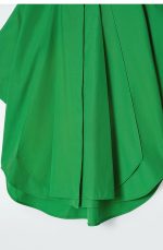 Cotton Oversized Shirt Green - Image 4