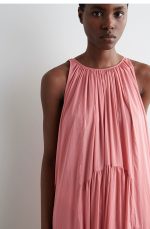 Pleated Dress Pink - Image 3