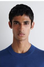 Merino Slim Sweater Blue - Image 3