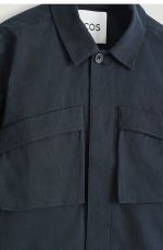 Cotton Shirt Navy - Image 5