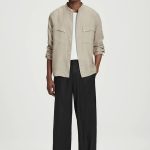 Linen Trousers Black