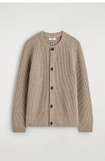 Wool Round-Neck Cardigan - Image 3