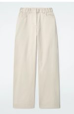 Wide-Leg Pants Beige - Image 4