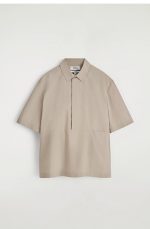 Cotton Shirt Beige - Image 4