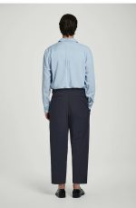 Pleated Trousers Blue - Image 2