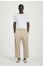Pleated Trousers Beige