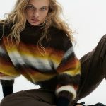 Wool Barrel Pants Brown