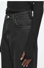 Standard Barrel Mid-waist Denim Black - Image 3