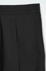 Wool Straight Pants Black - Image 5