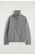 Tweed Mock-Neck Jacket - Image 4