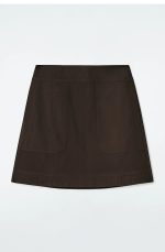 Cotton Skirt Brown - Image 4