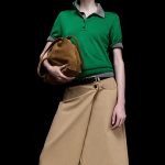 Wool Slim Polo Green
