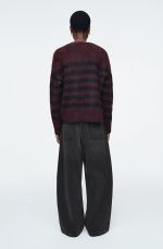 Knitted Round-Neck Pullover Red - Image 2