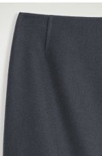 Wool Slim Skirt - Image 4