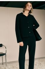 Cotton Straight Pants Black - Image 2