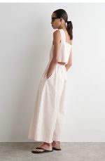 Square-Neck Regular Jumpsuit