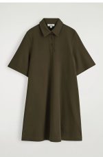 Polo-Collar Regular Dress - Image 4