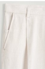 Denim Pleated Pants - Image 5