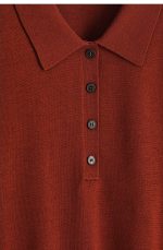 Standard Polo-collar Merino Wool Knitwear - Image 5