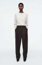 Wool Round-Neck Cardigan White - Image 2