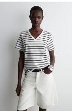 Cotton V-Neck T-Shirt