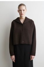 Wool Cardigan Brown