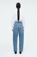 Standard Tapered High Waist And Ankle Denim - Image 2