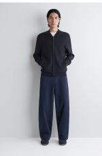 Knitted Jacket Navy - Image 2