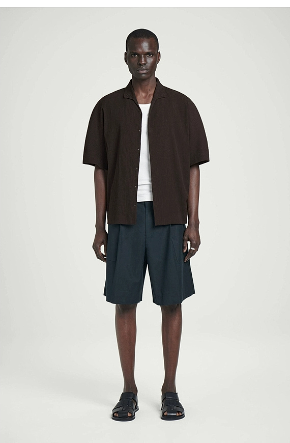 O1CN01QJILvy1u7vt0Msljv_!!4611686018427380567-0-item_pic Cotton Shorts Navy - Image 1