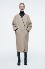 Leather Regular Coat