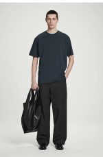 Round-Neck T-Shirt Navy - Image 2