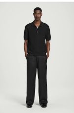 Knitted Polo Black - Image 2
