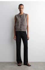 Wool Round-Neck Vest - Image 2