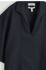 Linen Shirt Navy - Image 5