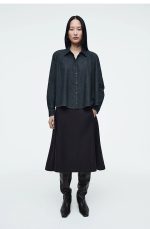 Denim Collared Shirt Blue