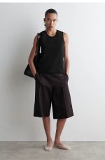 Cotton Pleated Vest - Image 2