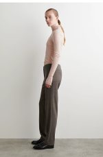 Cashmere Slim Trousers Gray