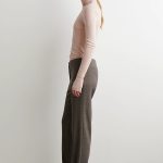 Cashmere Slim Trousers Gray