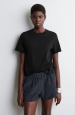 Round-Neck Top Black