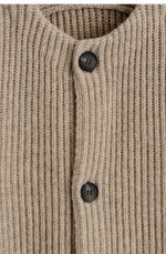 Wool Round-Neck Cardigan - Image 4