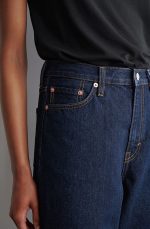 Standard Tapered High Waist Straight Cropped Denim - Image 3
